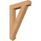 Ekena Millwork Traditional Arts & Crafts Smooth Bracket, Western Red Cedar, 5 1/2"W x 32"D x 44"H BKT06X32X44TRA03SWR - alternate 1